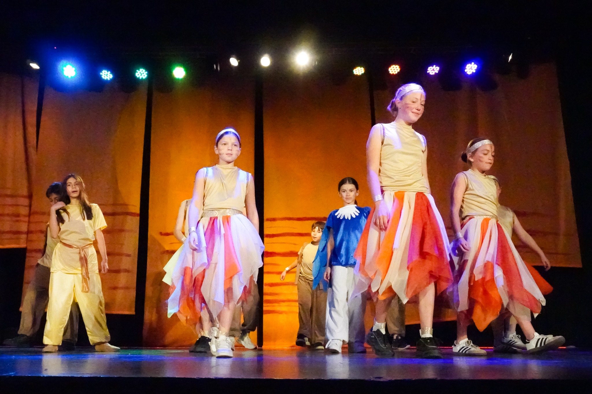 Alumnos de Willowland durante el Concert