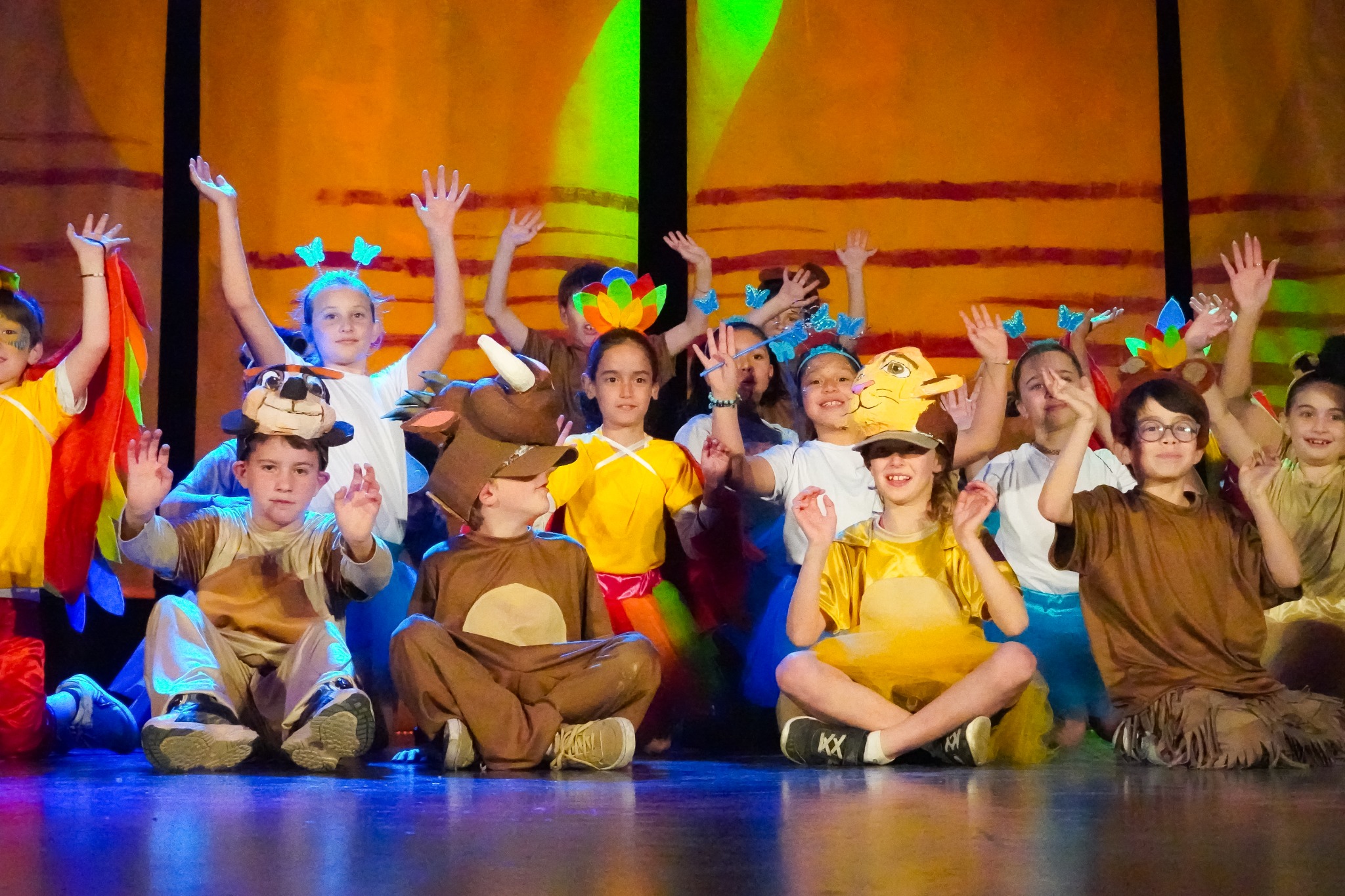 Alumnos de Willowland durante el Concert